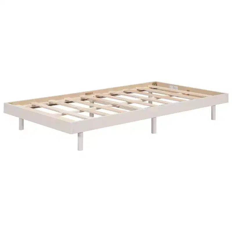 Modern Design Full Floating Platform Bed Frame for Grey Color