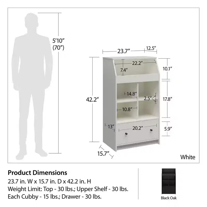 1 Drawer Storage Tower