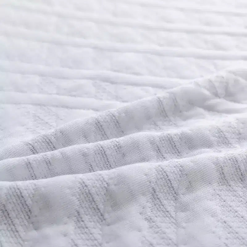 White 8 Medium Gel Green Tea AeroFusion Memory Foam Mattress