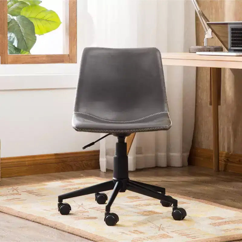 Leather Office Chair 360Swivel Office Chair