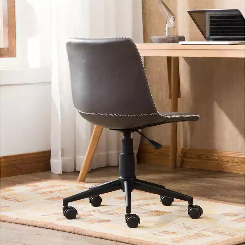 Leather Office Chair 360Swivel Office Chair
