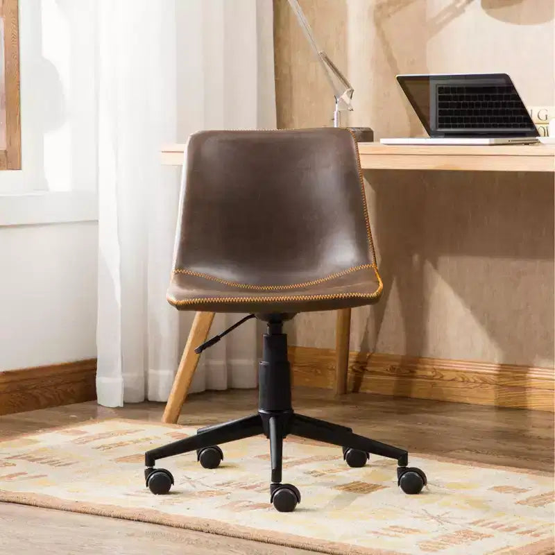 Leather Office Chair 360Swivel Office Chair