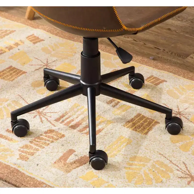 Leather Office Chair 360Swivel Office Chair