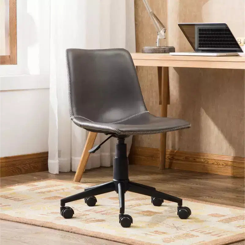 Leather Office Chair 360Swivel Office Chair