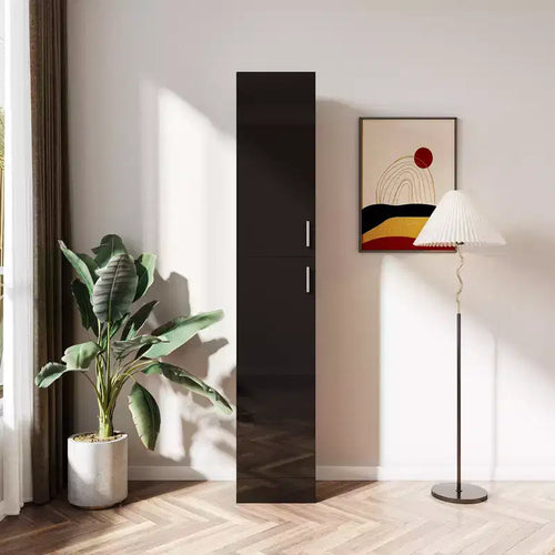 2 Doors Freestanding Decorative Storage Cabinets with Adjustable Shelves