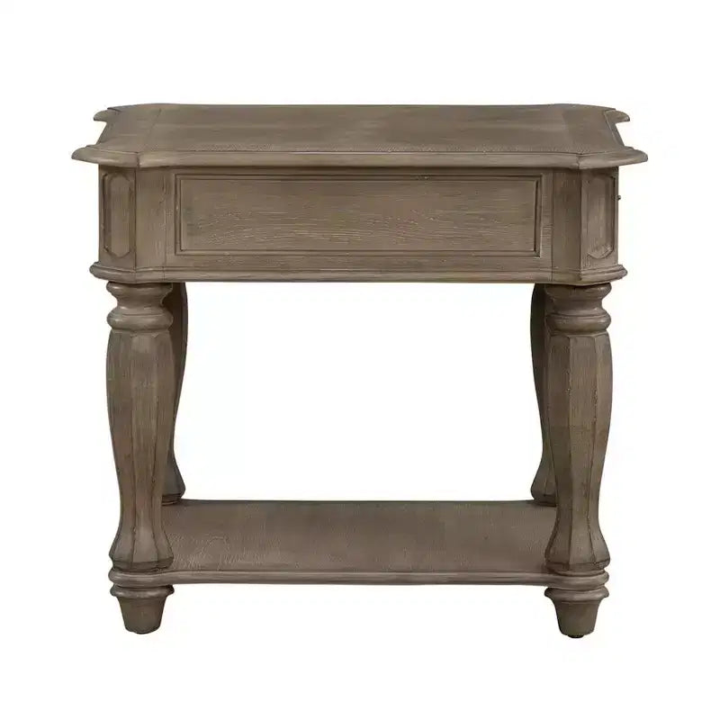 End Table in Weathered Bisque