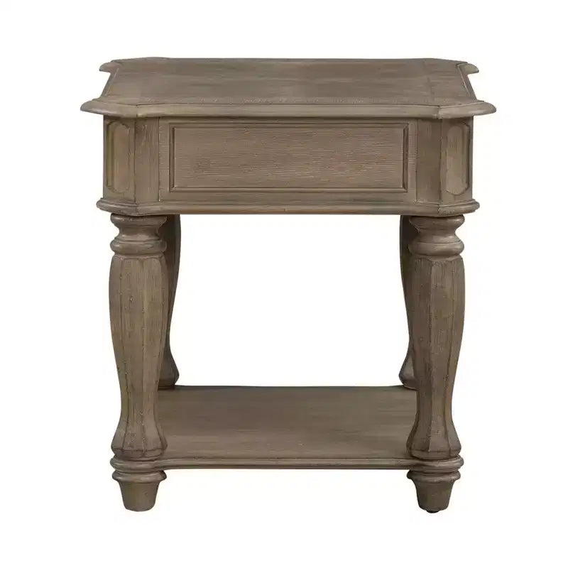 End Table in Weathered Bisque