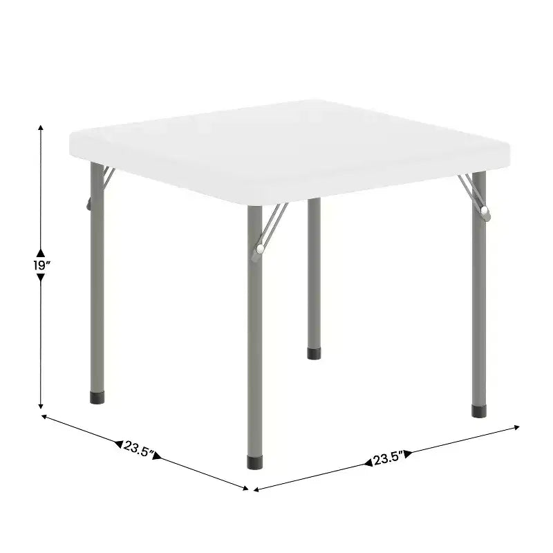 Kid's Plastic Folding Table with Locking Legs