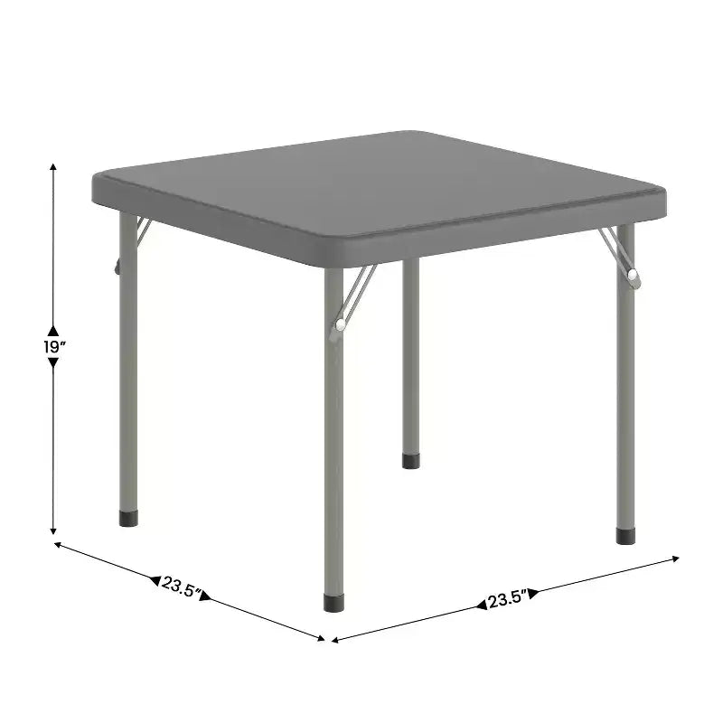 Kid's Plastic Folding Table with Locking Legs