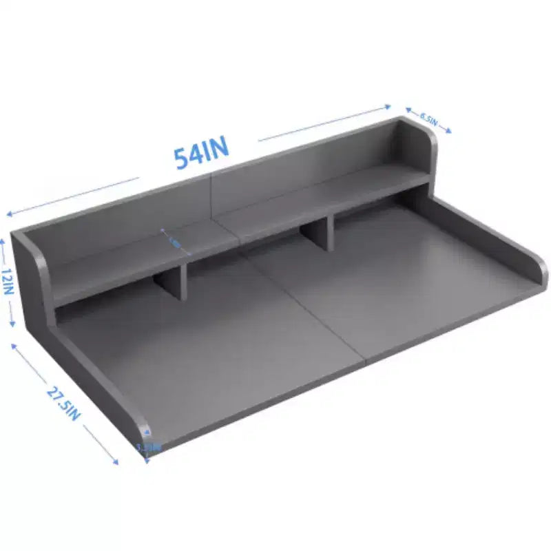Washer Dryer Countertop,Laundry Wood Shelf Topper,Depth Double Layer Organizer for Dryer Laundry Hamper Counter Storage Organization