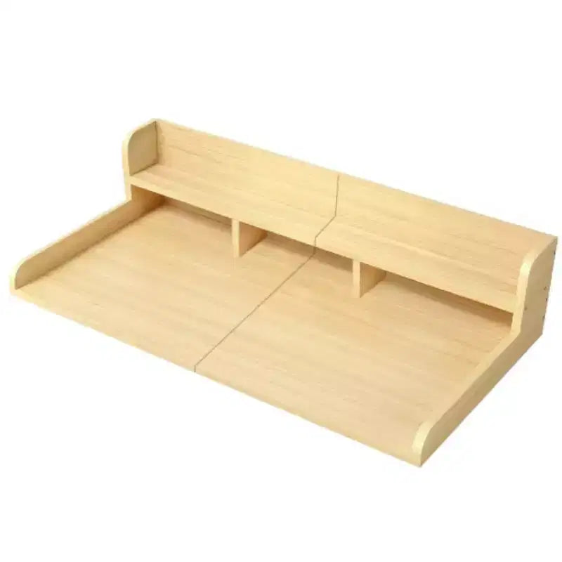 Washer Dryer Countertop,Laundry Wood Shelf Topper,Depth Double Layer Organizer for Dryer Laundry Hamper Counter Storage Organization