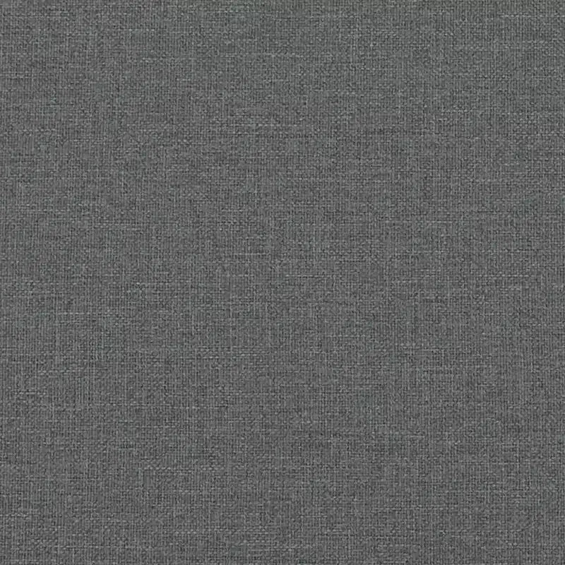 Bed Frame Dark Grey Polyester, Plywood, Engineered Wood Twin XL
