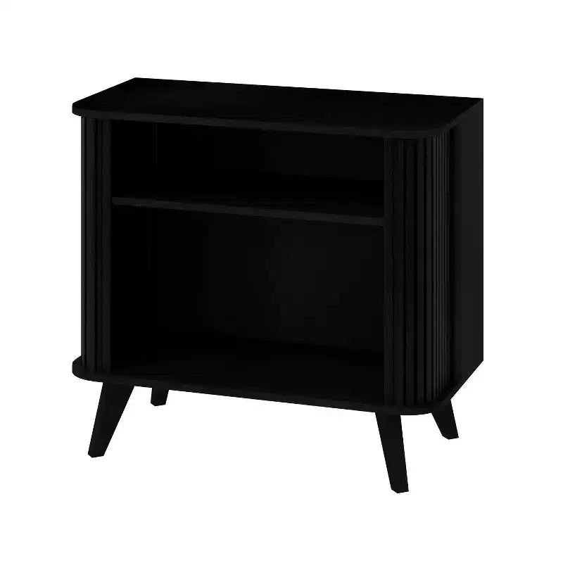 Fluted Door Sideboard Cabinet 27.6 W x 15.6 D x 27.8 H