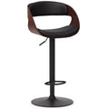 Monaghan Bentwood Adjustable Barstool Black - WyndenHall