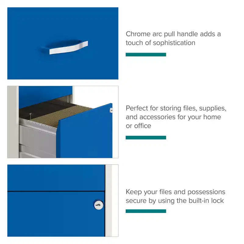 18 Deep 2-Drawer Letter Width Vertical File Cabinet